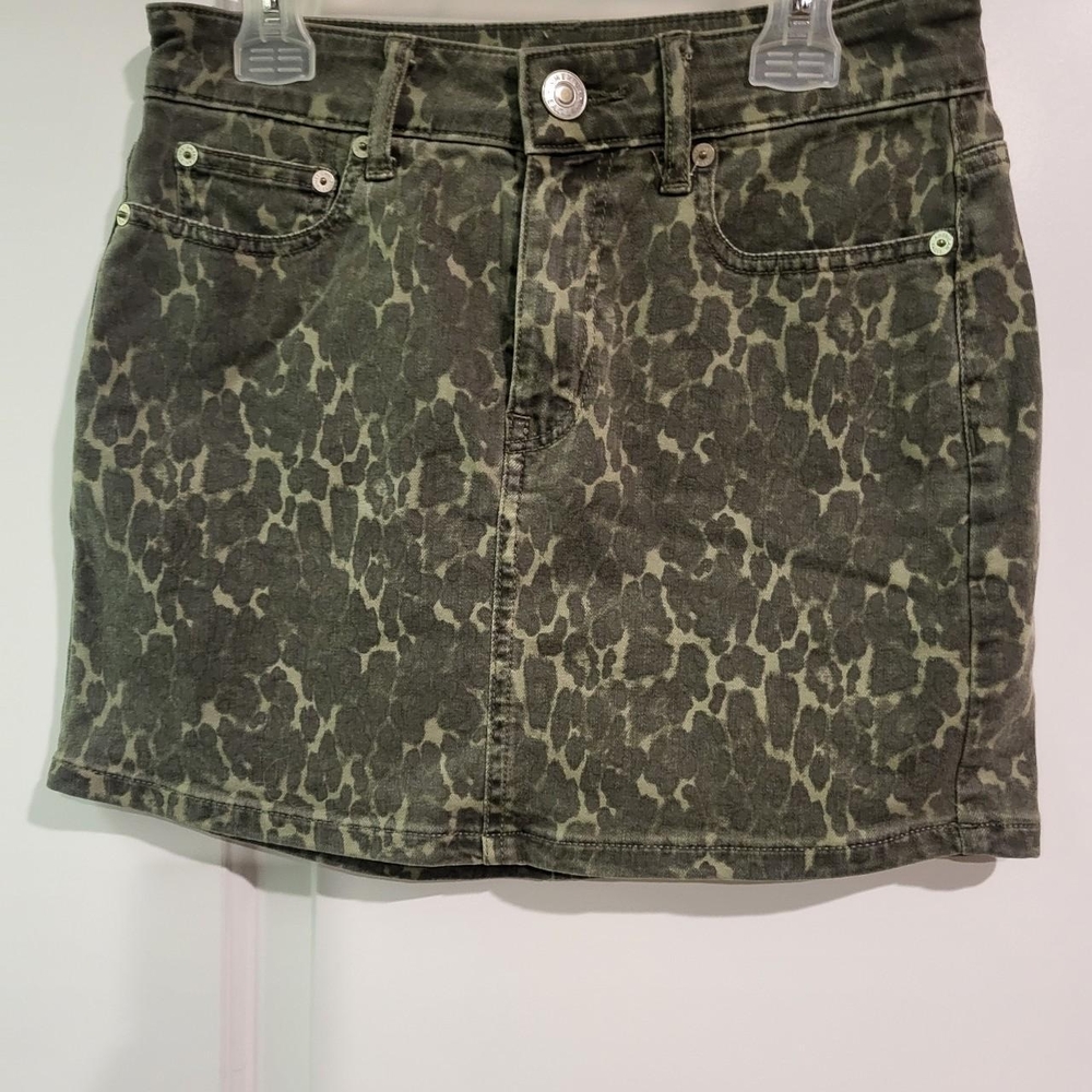 American Eagle Outfitters Camouflage Mini Skirt